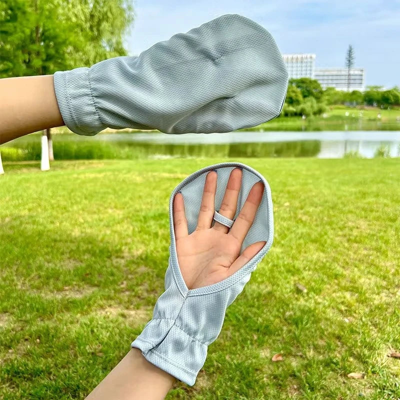 UV Sun Protection Gloves | Breathable Ice Silk, Anti-Slip Cycling