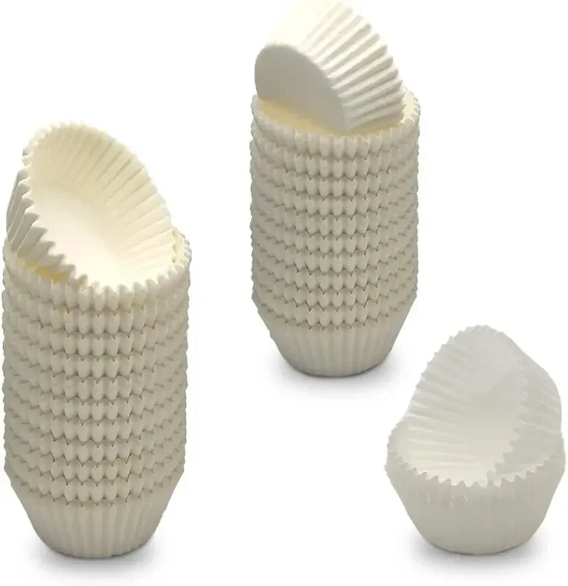 1000-Pack Greaseproof Cupcake & Muffin Liners – Food-Grade Paper Baking Cups, Oven Safe to 428°F