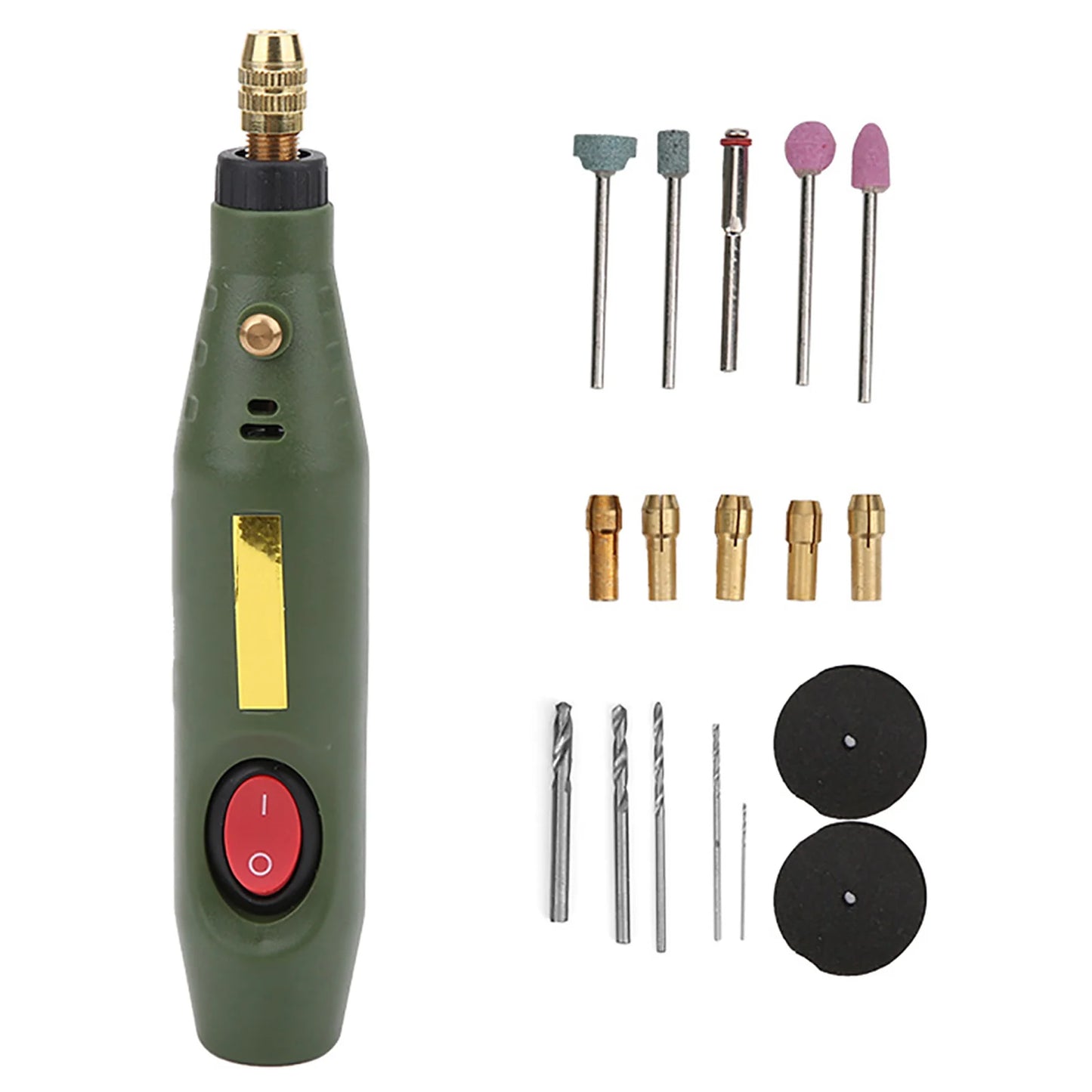 Mini Electric Drill Grinder Engraver Rotary Carver Tool Agate Wood