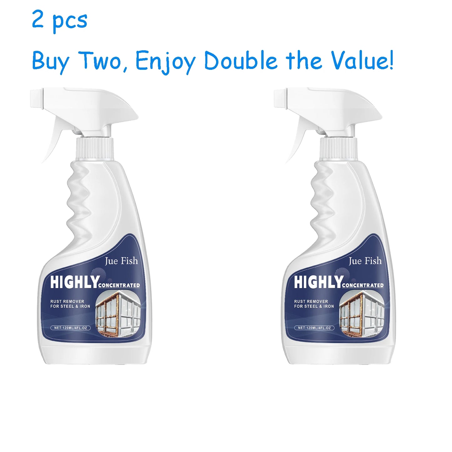 Heavy Duty Stainless Steel Rust Remover & Metal Polish 120ml