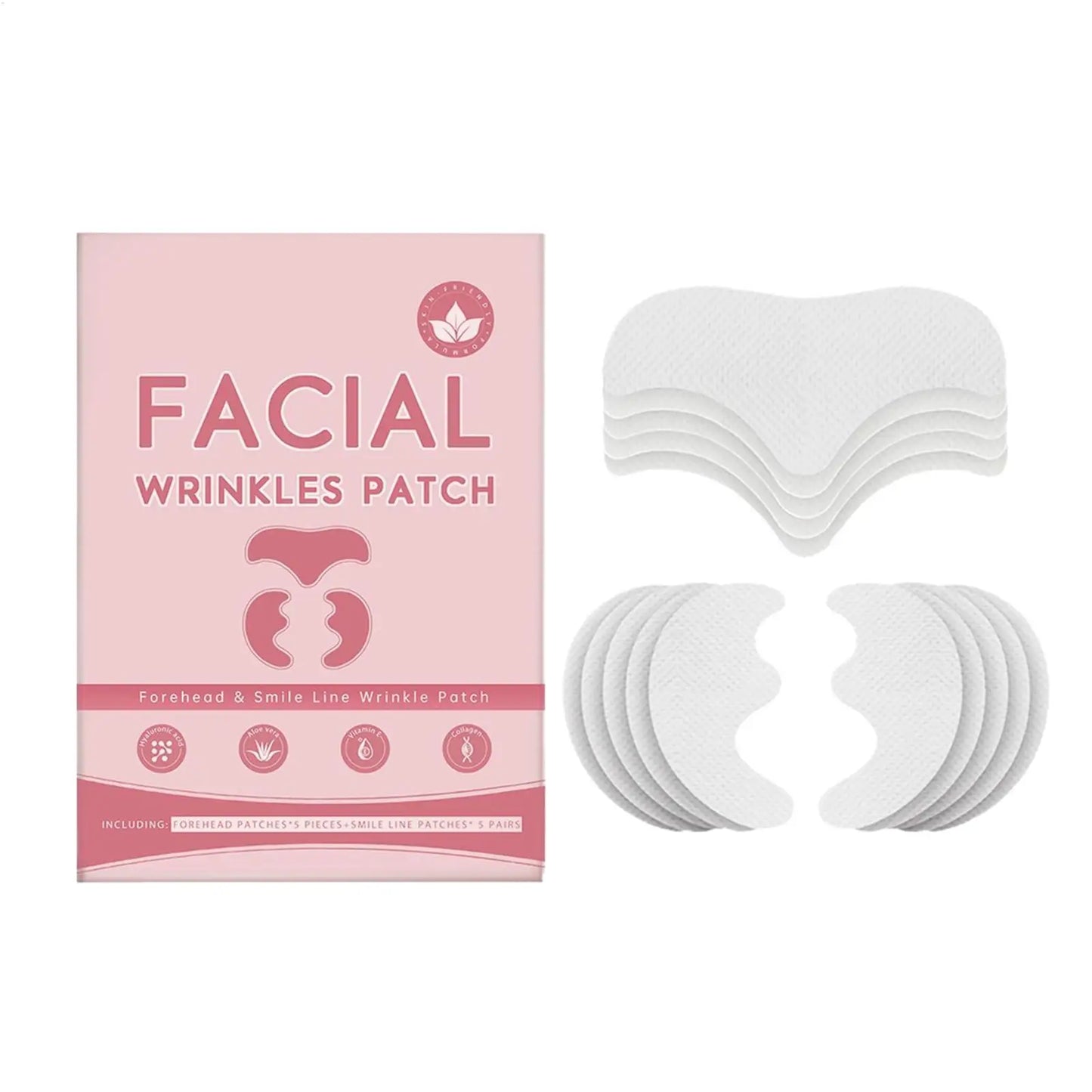 Forehead & Smile Line Lifting Patches – Anti-Wrinkle 10pc Set