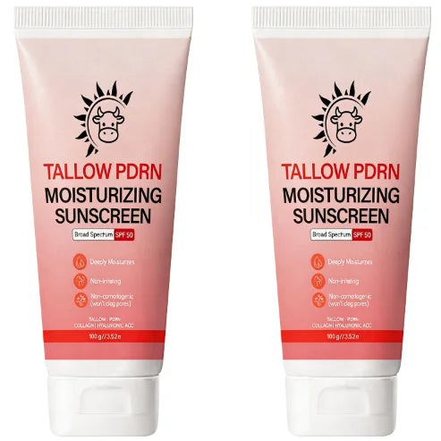 SPF 50 Sunscreen Cream – Tallow PDRN, Collagen, Sensitive Skin