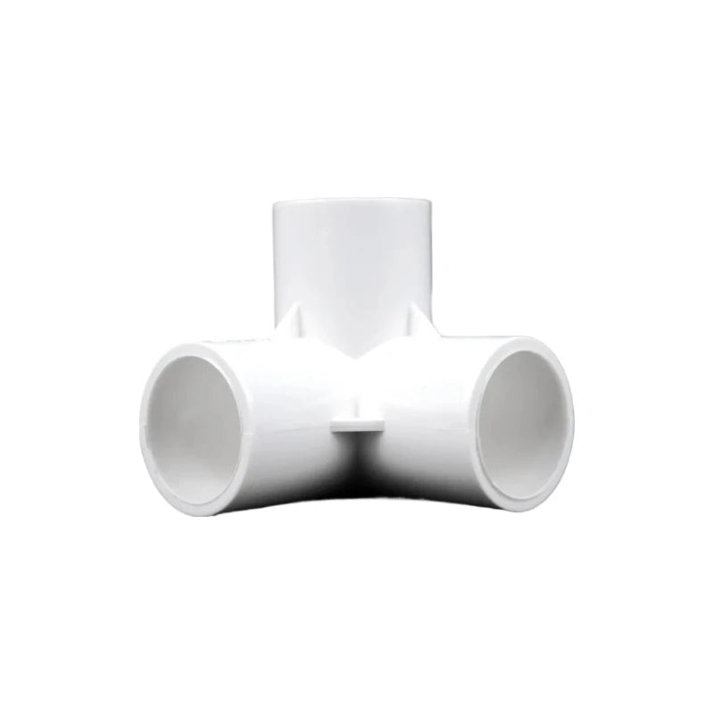 1pcs 20/25/32/40/50mm White PVC Pipe Connector Straight Elbow Tee Cross Joints Water Pipe Adapter 3 /4 Ways Joints Garden Hose Peaceful Pleasures Health and Wellness 3-white 25mm
