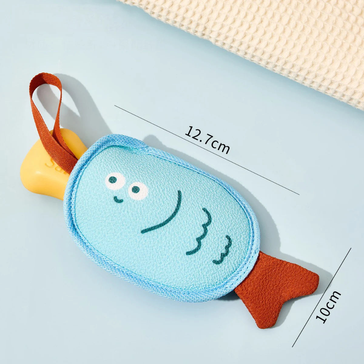 1Pcs Soap Foaming Net Bath Mesh Sponge For Shower Body Wash And Deep Cleaning Scrubber For Bathroom Supplies Peaceful Pleasures Health and Wellness Blue
