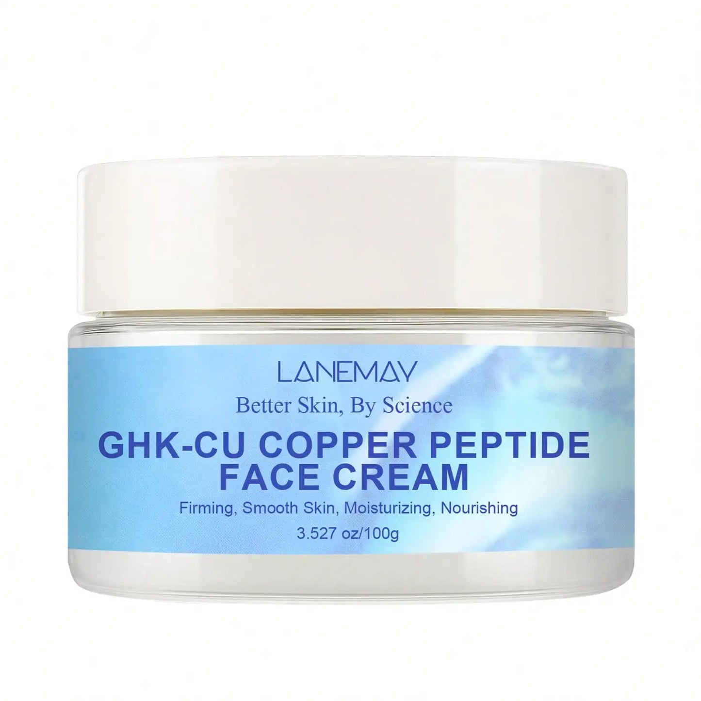 GHK-Cu Copper Peptide Cream | 72H Hydration & Firming