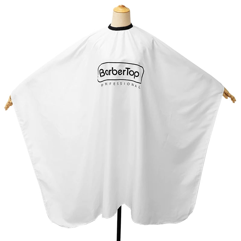 Barber Haircut Cloth Adjustable Closure Hairdressing Apron Anti-static Barbershop Capes Waterproof Hairdresser Coats Styling Peaceful Pleasures Health and Wellness white