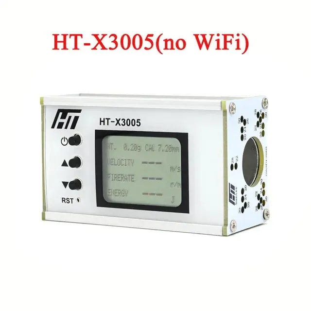 Shooting Speed Meter Ball Velocity Energy Measurement Shooting Chronograph Bullet Speed Tester with Backlight LCD Peaceful Pleasures Health and Wellness X3005(no WiFi)
