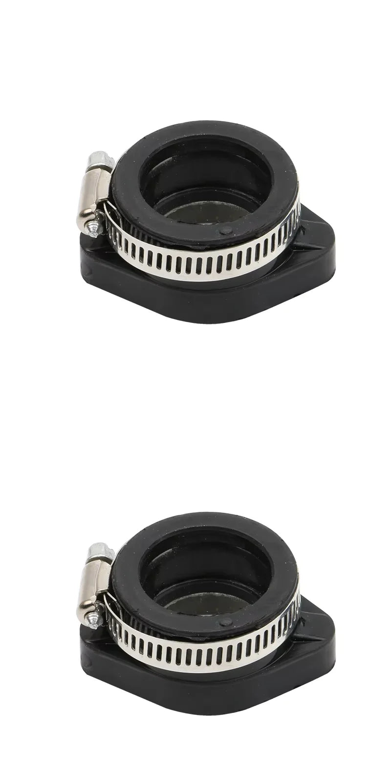 Motorcycle Carburetor Adapter Inlet Intake Pipe For PE26 28 30 PWK21 24 26 28 30 Carburetor For 110 125 150 200cc Peaceful Pleasures Health and Wellness 2pcs black