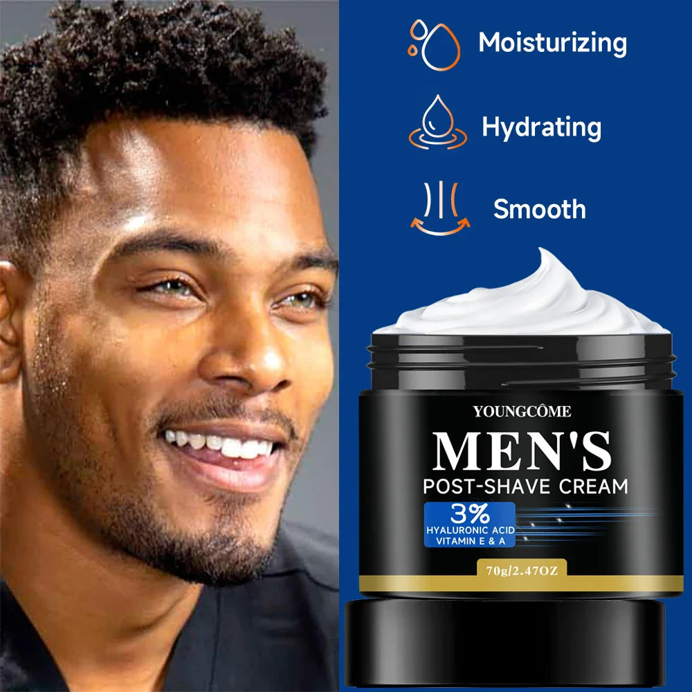 YOUNGCOME Men's Aftershave Balm – Calms Redness & Razor Burn