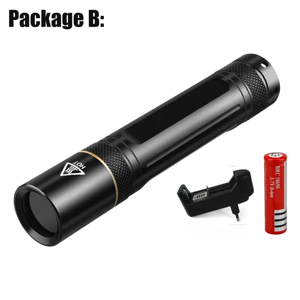 POCKETMAN 5W 365nm UV Blacklight Flashlight | Stain & Leak Detector
