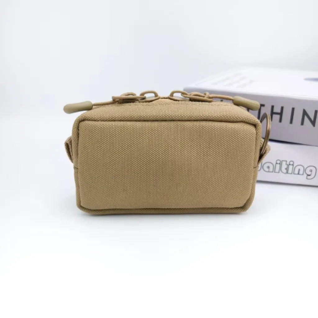 Mini EDC Tool Pouch | Oxford Zipper Bag for Knife & Flashlight