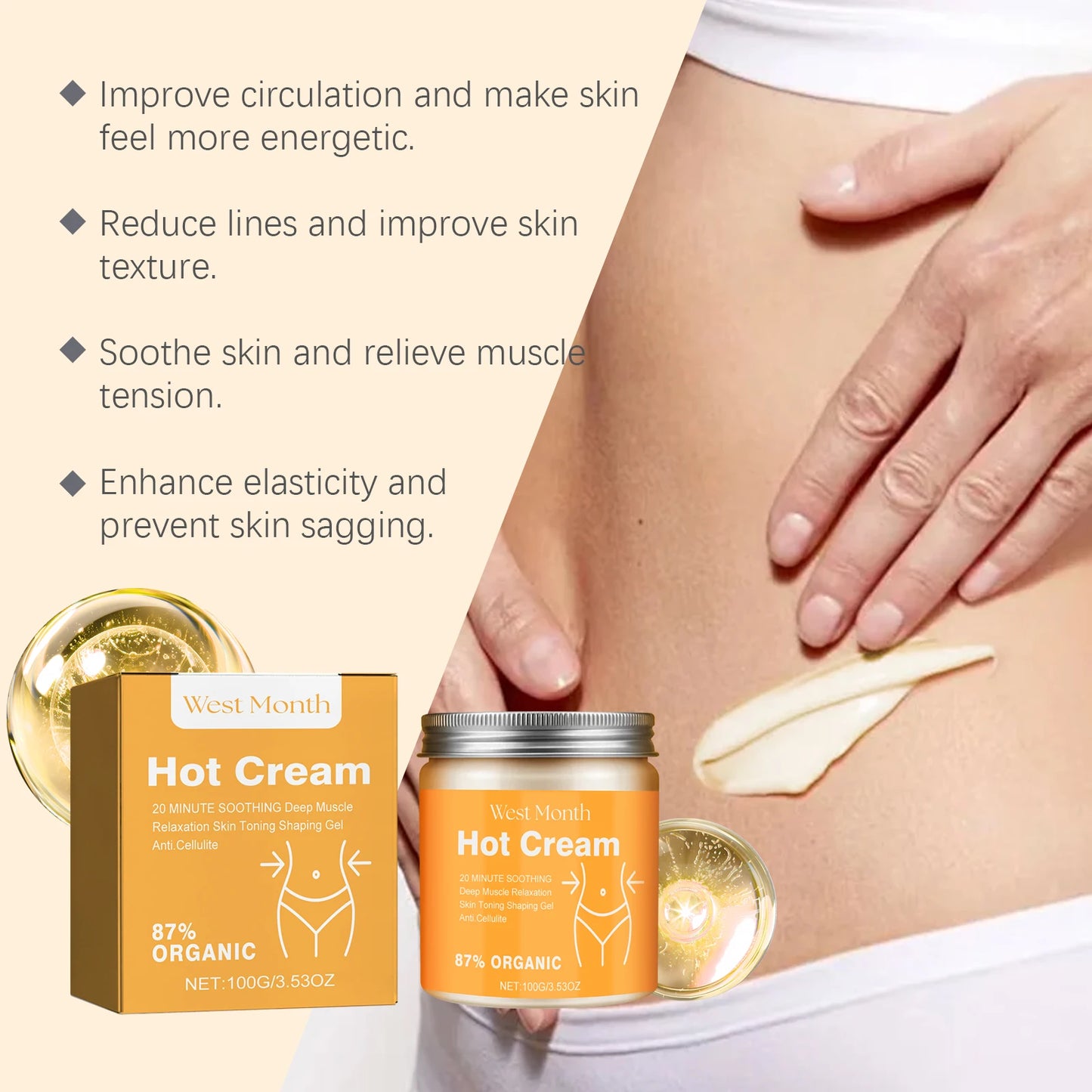 Anti-Cellulite Body Firming Cream – Lift, Slim & Moisturize