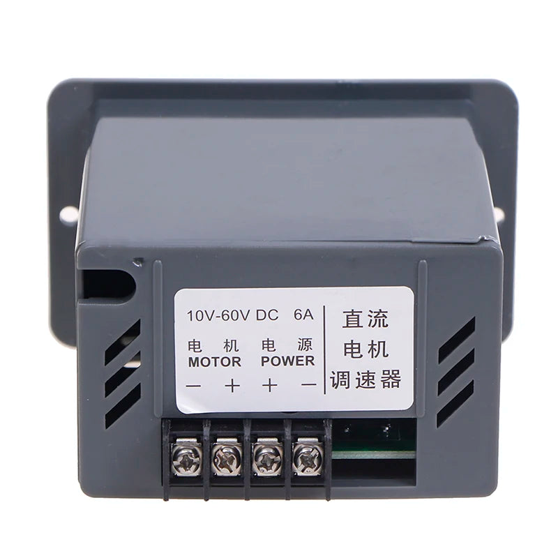 New 12V 24V 36V 48V PWM DC Motor Speed Controller Reversible Switch 6A Regulator Peaceful Pleasures Health and Wellness