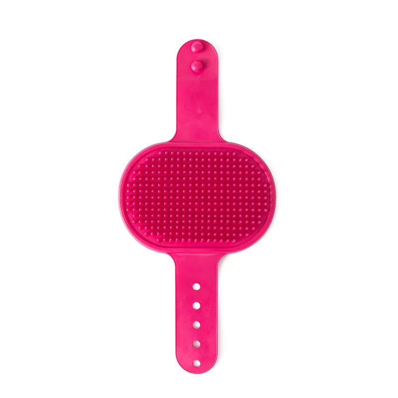 Silicone Pet Bath Brush – Dog & Cat Grooming Massage Comb