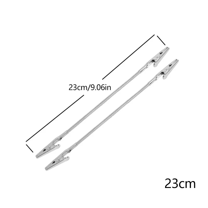 Stainless Steel Double-Headed Mosquito Coil Holder Clip