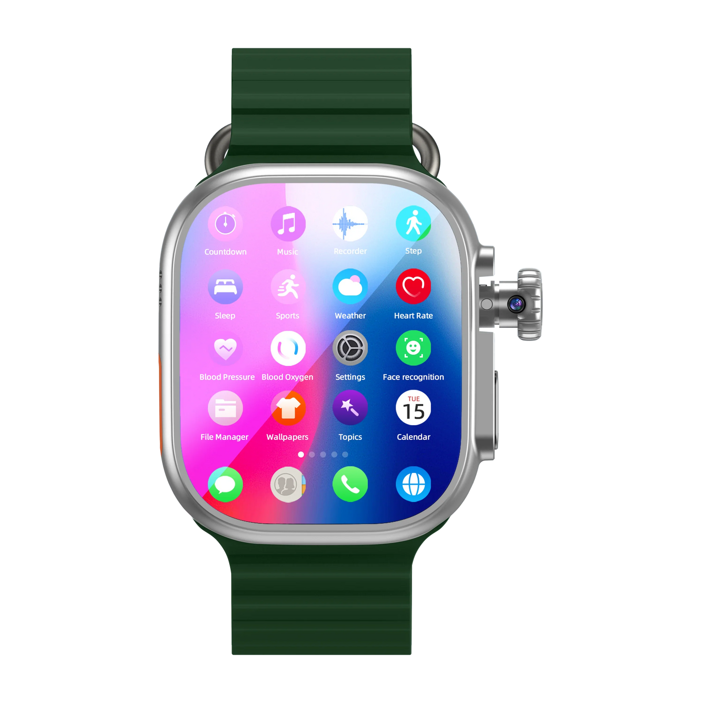 GOLDENSPIKE DW200 Pro 4G Android 13 Smartwatch | Rotating Camera