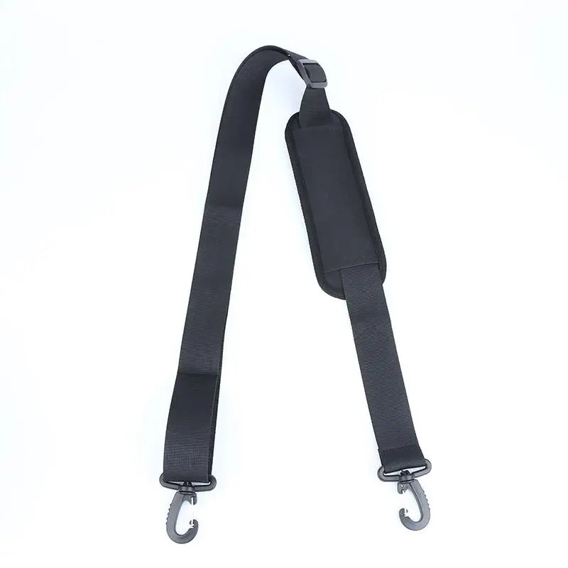 Adjustable Nylon Replacement Shoulder Strap with Pad | Black