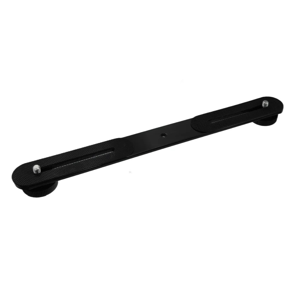 1/4" Dual Flash Bracket Extension Bar for DSLR & LED Stands