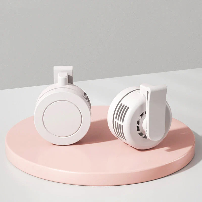 Clip-On Neck Fan | Portable USB Rechargeable Mini Desk Fan