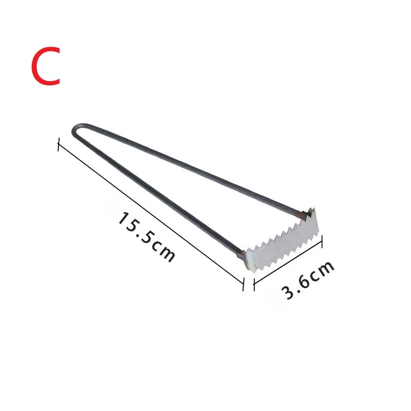 Pottery Fork Trimming Knife – Serrated Ceramic Scraper Tool