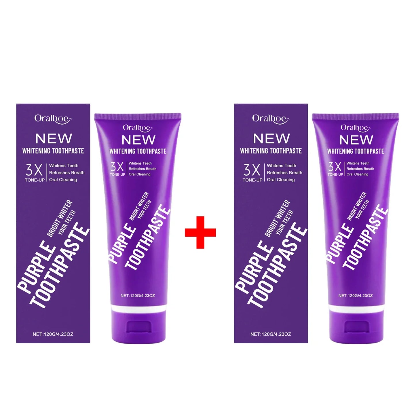 Oralhoe Purple Corrector Toothpaste – Whitening & Deep Clean