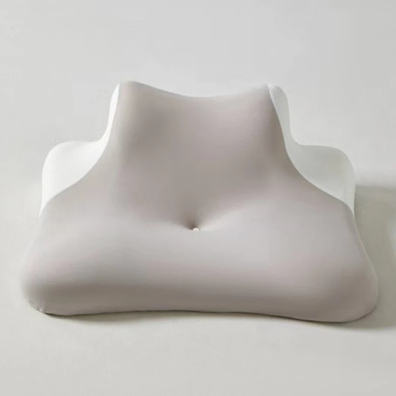 Multi Functional Wedge-shaped Pillow Mobile Phone Pillow Cervical Protection Pillow Nap Pillow Headboard Cushion Massage Peaceful Pleasures Health and Wellness Grey