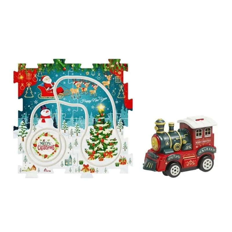 Kids Puzzle Train Track Toy Set | Ages 3+ Christmas Gift