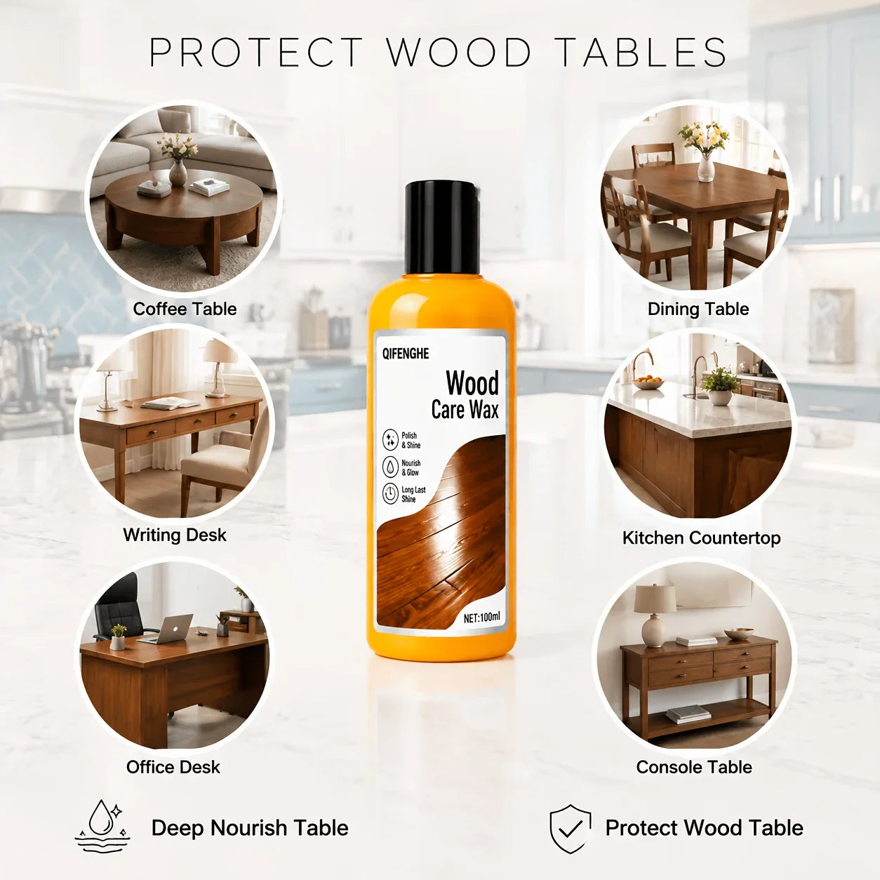 Wood Revitalizing Wax | High Gloss Floor & Furniture Polish