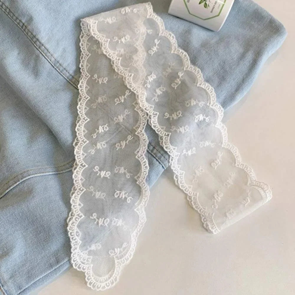 Lace Boho Hair Scarf & Bandana – Fairy Hair Tie for Women
