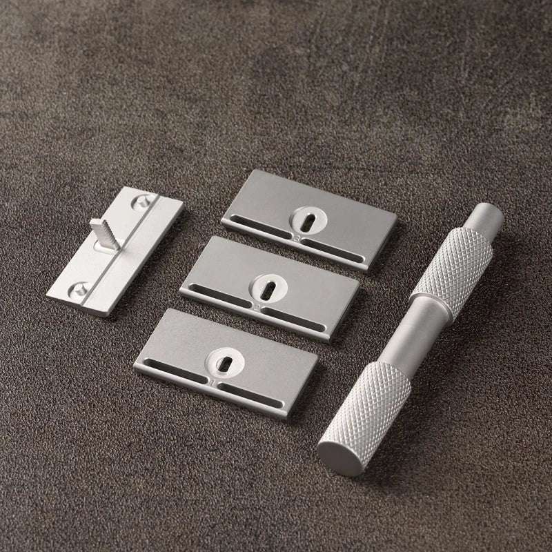 YAQI Aileron GEM Safety Razor – 3 Plates, 316 Stainless Steel