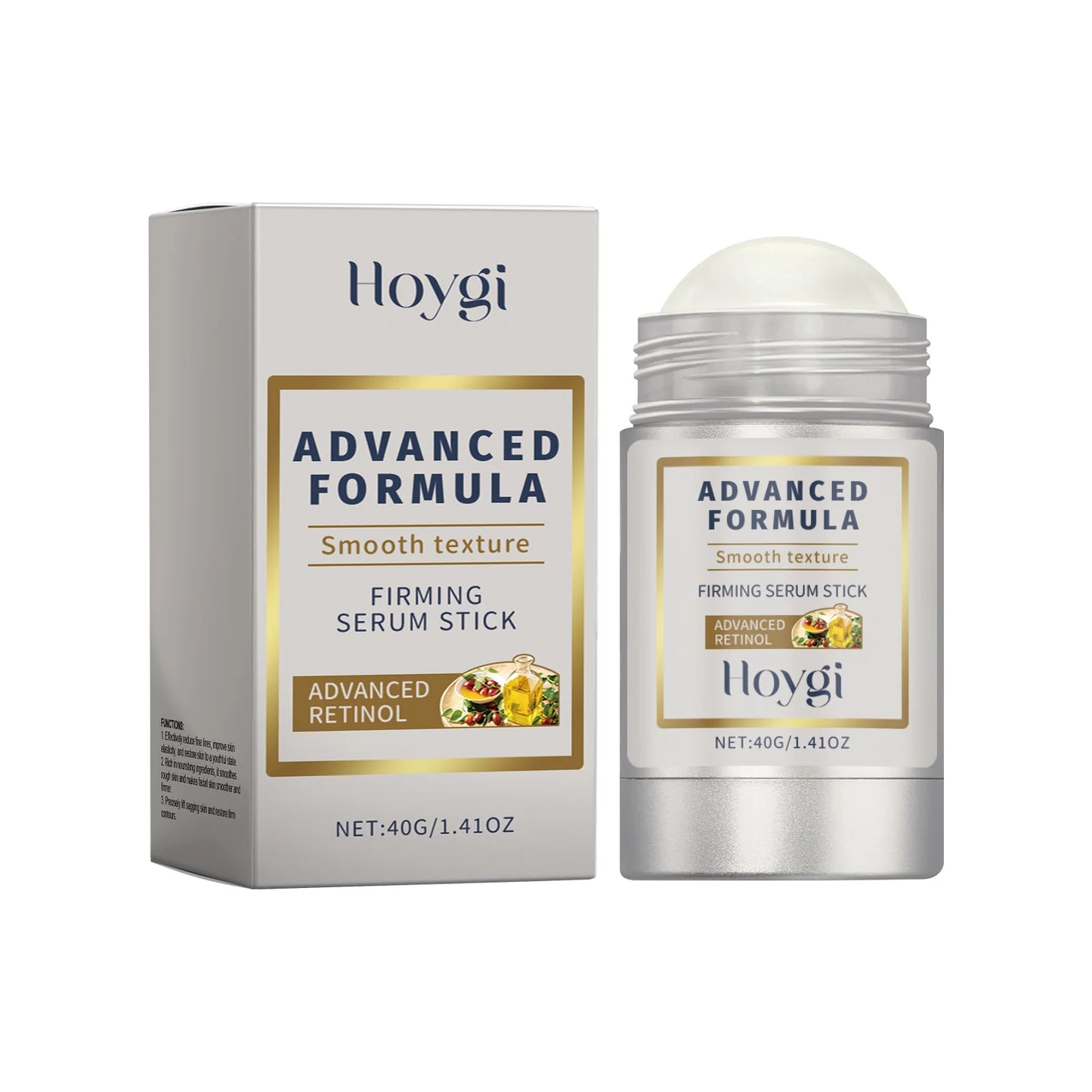 Retinol Hyaluronic Acid Stick Anti Wrinkle Tighten Pores Firming Lifting Plump Skin 24H Moisturizing Anti Aging Korean Care Balm Peaceful Pleasures Health and Wellness 1PCS