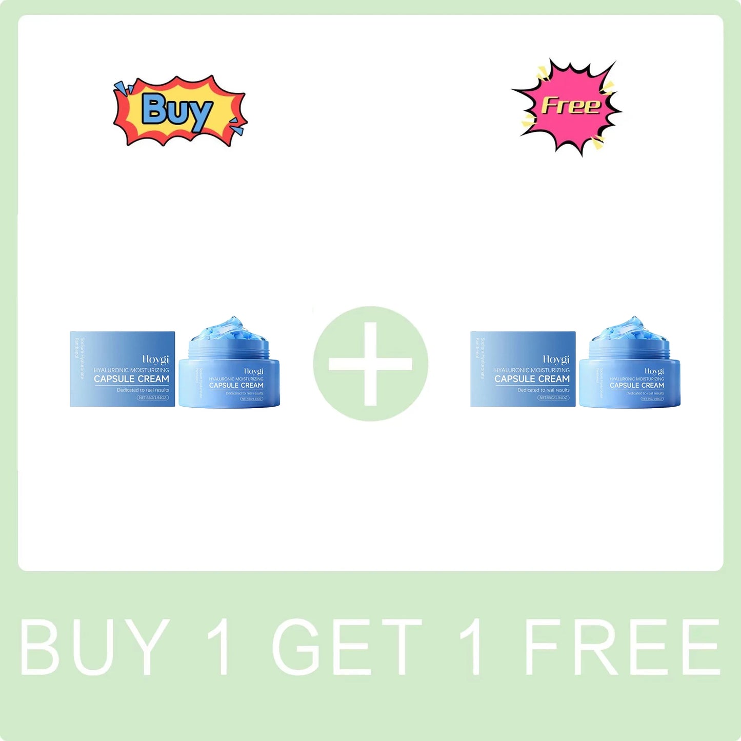 Hyaluronic Acid Moisturizing Capsule Cream Barrier Repair Long Lasting Hydration Firming Lifting Brightening Face Skin Care Peaceful Pleasures Health and Wellness Buy 1 Get 1 Free