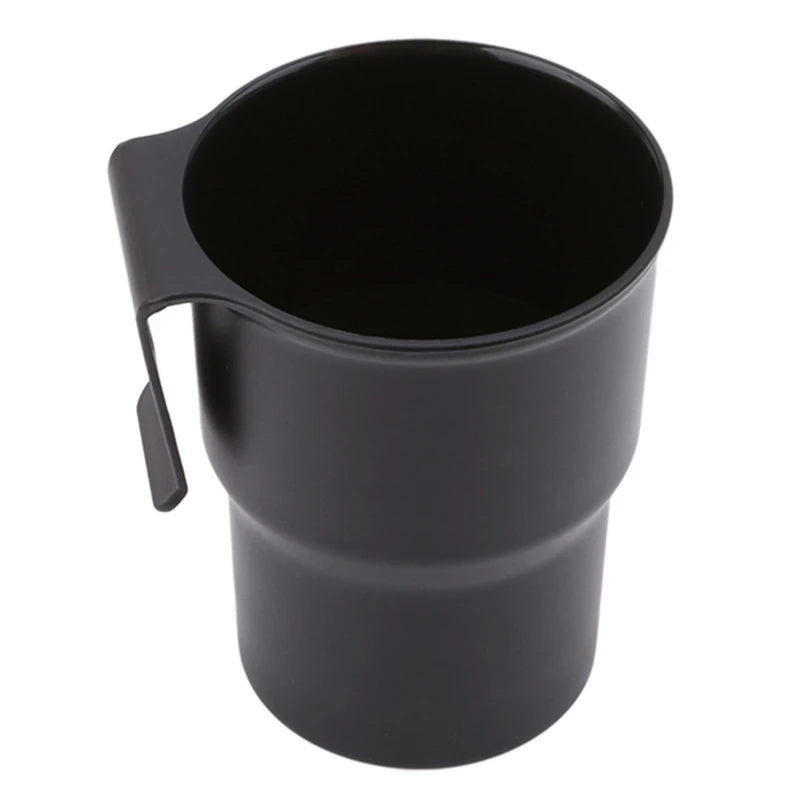 Car Cup Holder Hanging Air Vent Outlet Door Mount Bottle Drinks Holders Mobile Phone Holder Auto Multifunctional Garbage Can Peaceful Pleasures Health and Wellness black 1pcs