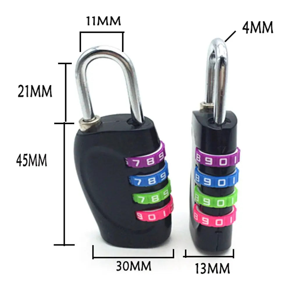 4-Digit Combination Padlock | Anti-Saw Zinc Alloy Security Lock
