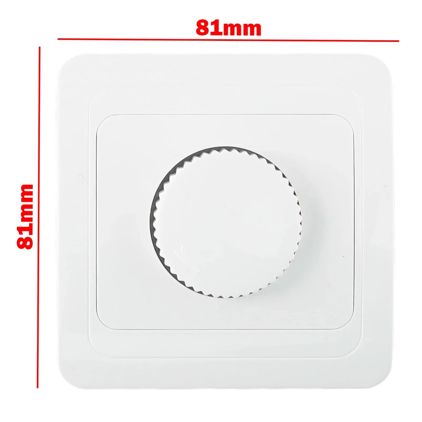 230V Rotary Dimmer Switch 4–300W | Incandescent & Halogen