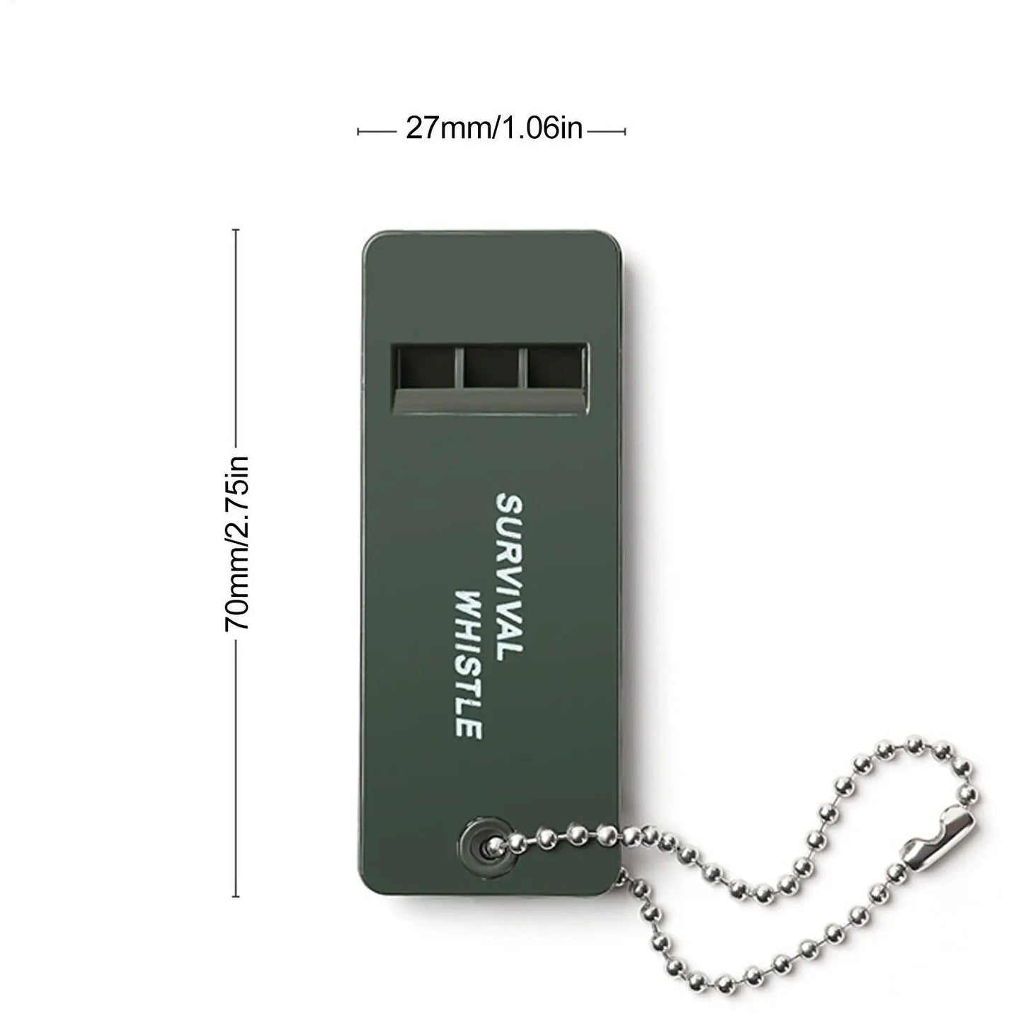 3-Frequency High Decibel Survival Whistle | Camping & Hiking Survival Whistle Peaceful Pleasures Health and Wellness