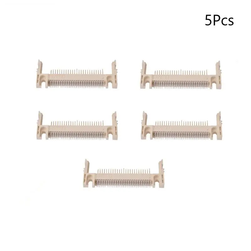 New 5Pcs 50Pin Arm Length 19.0 Patch Card Slot Connector On CF Card Holder Board Black/coffee Peaceful Pleasures Health and Wellness A2