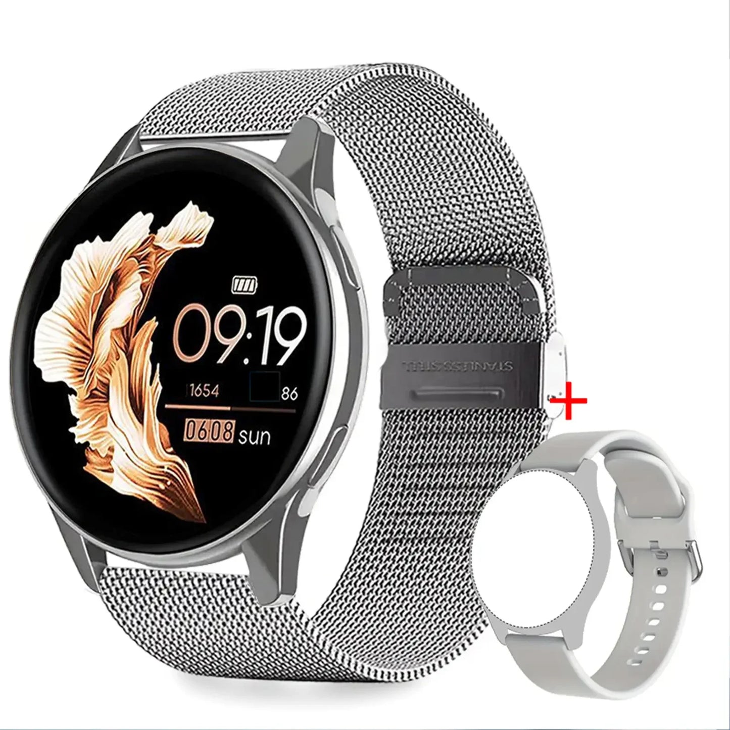 LOMAXFR T2 Pro 1.28" Smart Watch – Calls, Alerts & Dual Straps