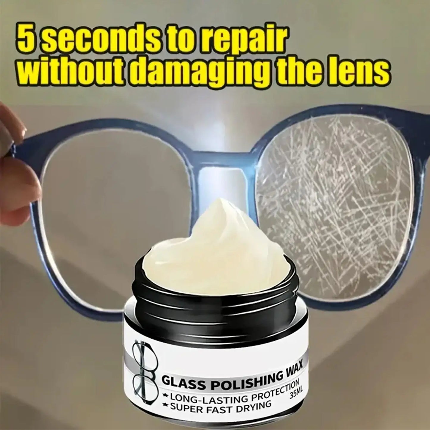 Eyeglass Scratch Remover Polishing Paste | Lens & Screen Kit