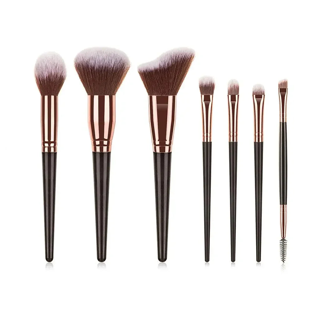 7PCs/Kit makeup brush custom Women Essential Foundation Makeup Brushes for Powder Concealers Eye Shadows Blush Make Up Brushes Peaceful Pleasures Health and Wellness B
