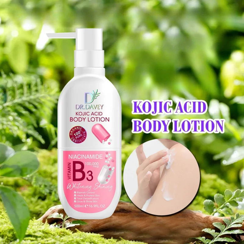 DR.DAVEY Kojic Acid Body Lotion 500ml – Brighten & Moisturize