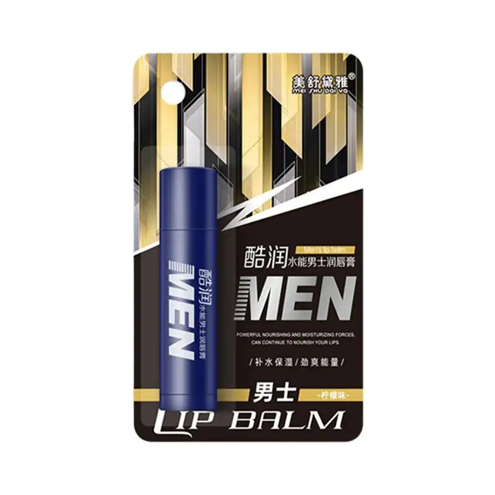 Men's Lip Balm with Vitamin E – 4 Flavors, Moisturizing Peaceful Pleasures Health and Wellness lemon