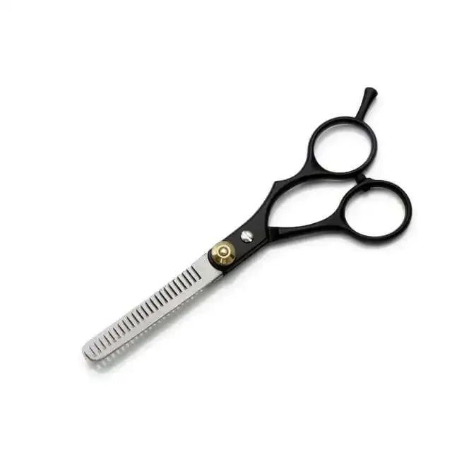 Stainless Steel Scissors for Hair Thinning and Cutting Clipper 6 Inches Hairdressing Products Haircut Trim Hairs Cutting Barber Peaceful Pleasures Health and Wellness black2