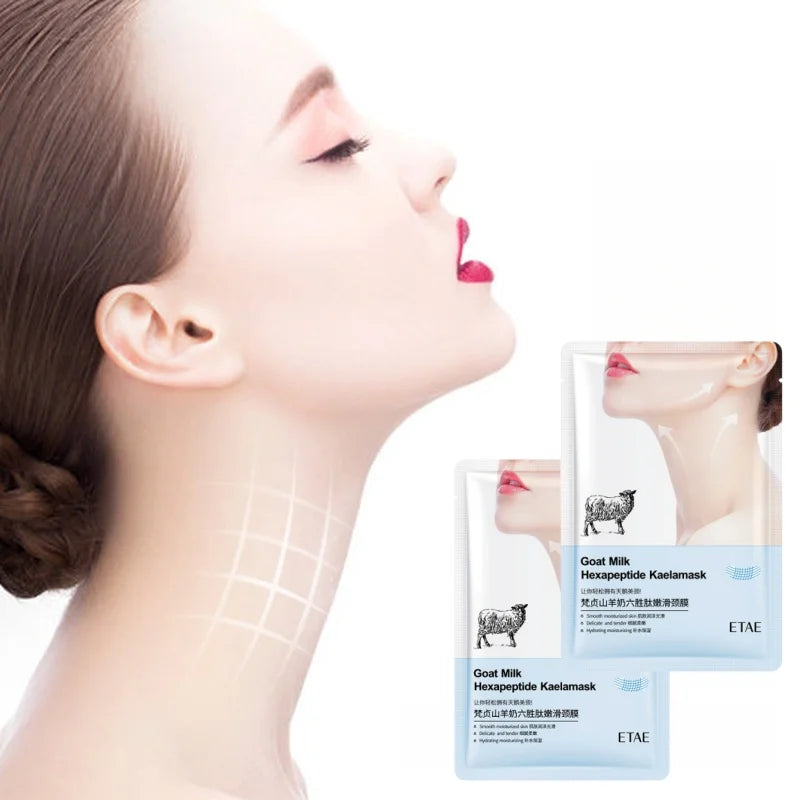 Sadoer Hyaluronic Acid Collagen Neck Mask – 10 Pcs Set