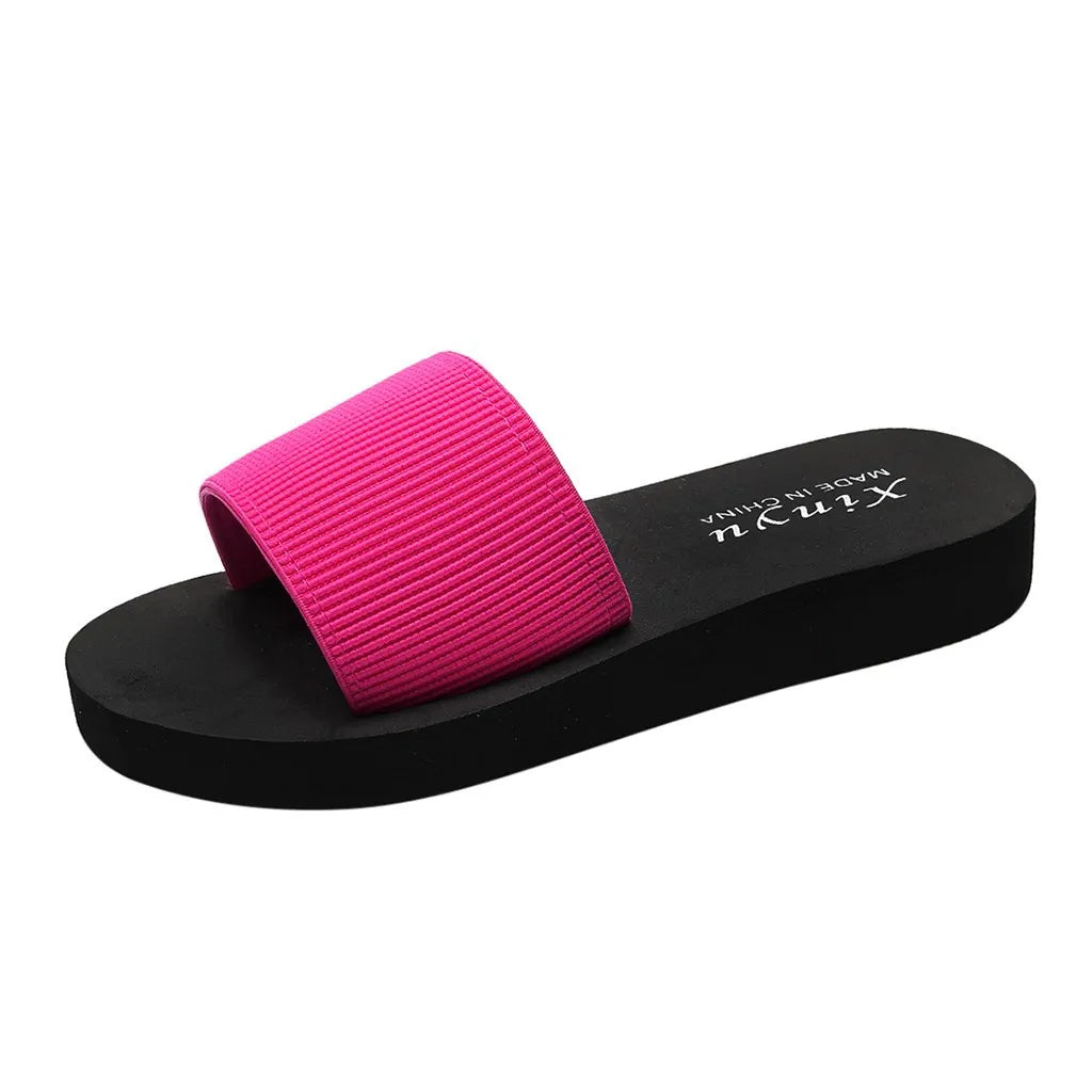 Women Slippers Outdoor Light Weight Cool Shoes Ladies Flat Flip-flop Non-slip Basic Home Sandals Slide Zapatillas Mujer Peaceful Pleasures Health and Wellness