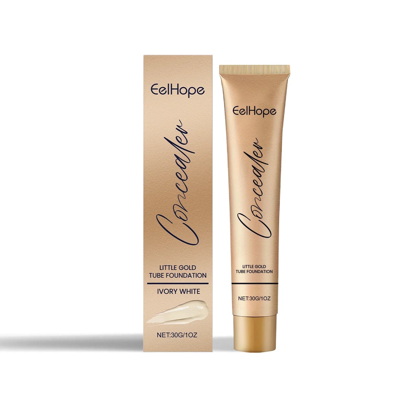 Eelhope 2-in-1 Concealer & Foundation Gold Tube – 30ml