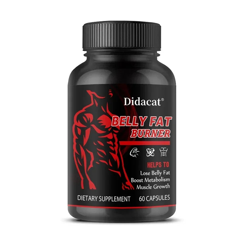 Belly Fat Burner Capsules - Fat Burning, Supports Energy Metabolism, Appetite Suppression, Weight Management Dietary Supplement Peaceful Pleasures Health and Wellness 60 count-1 bottle