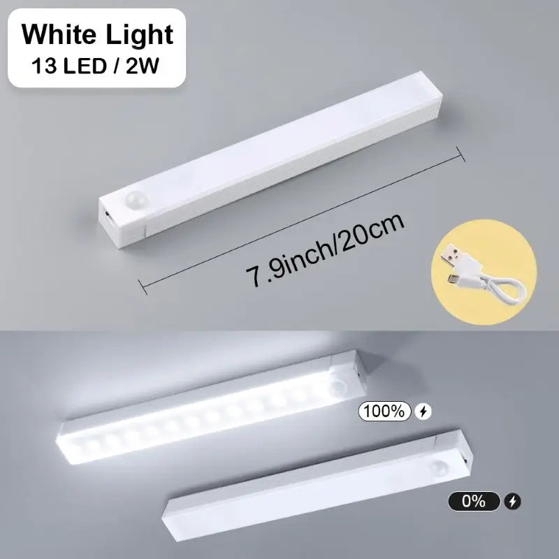 RUNTOIN LED Motion Sensor Light USB Rechargeable Wireless