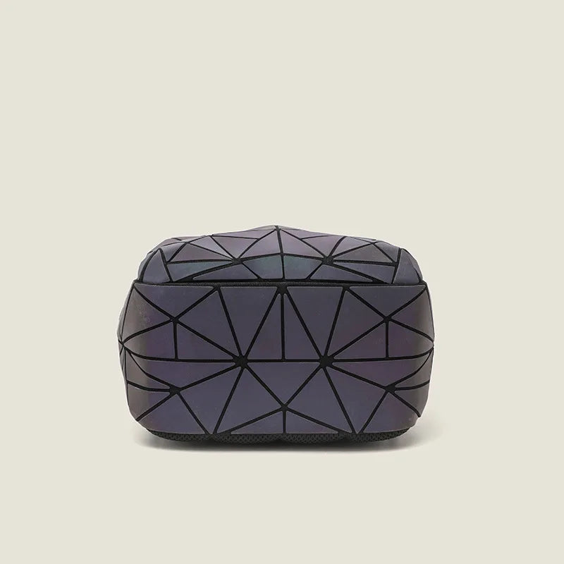 Geometric Diamond Glow-in-the-Dark Backpack | Travel Bag