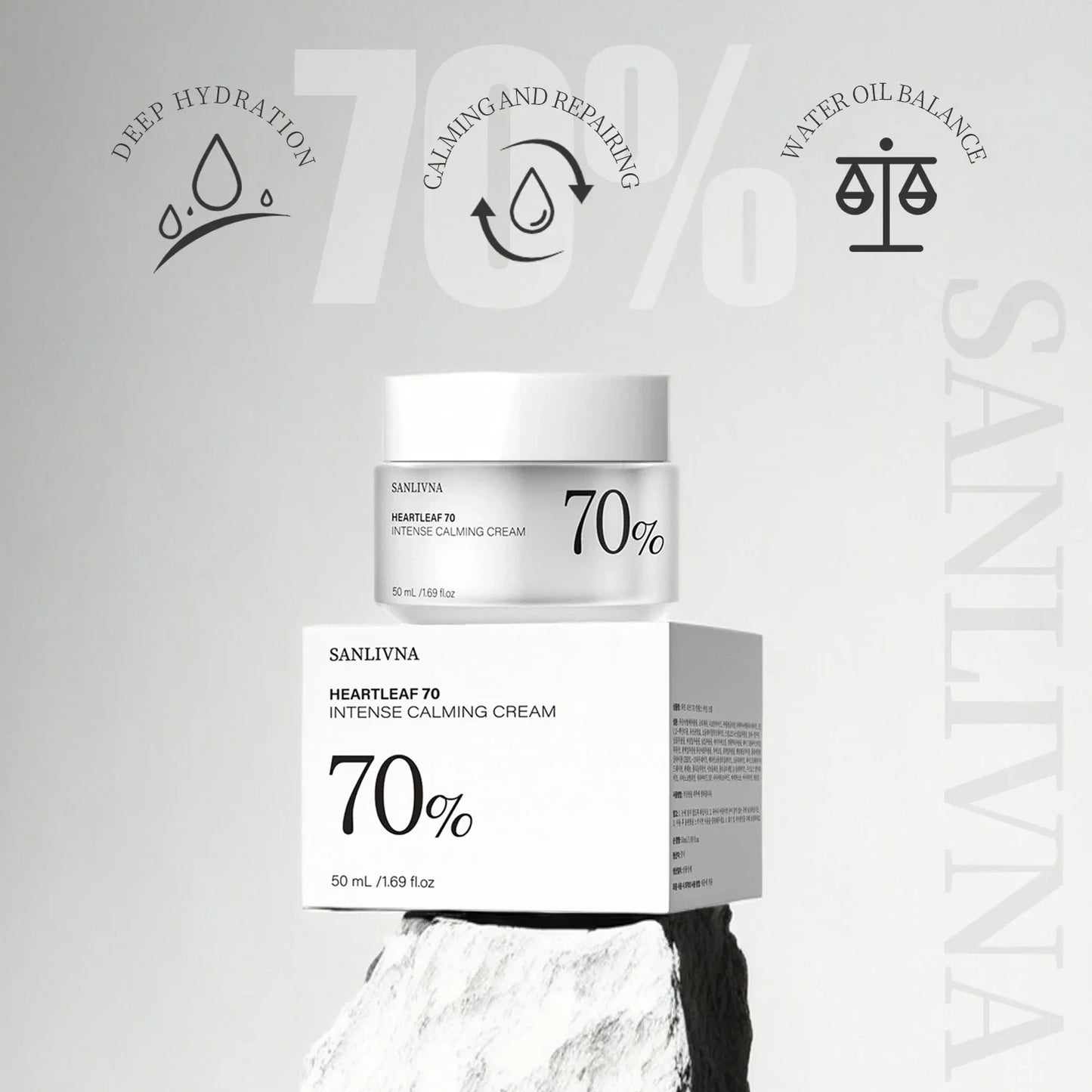 HEARTLEAF 70 Soothing Moisturizing Cream – Dry & Winter Skin